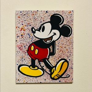 Mickey wall art hand painted